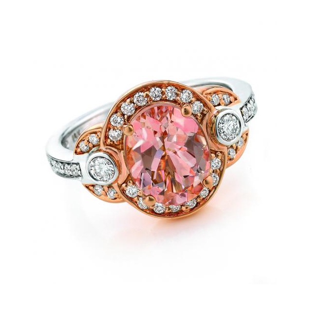 Makur Morganite Oval Ring